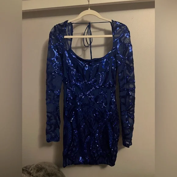 chinese dress ladies ALWAYS FULL GLAM SEQUIN MINI DRESS – AKIRA main image 0